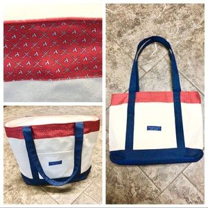 VINEYARD VINES CLASSIC TOTE BAG RARE GOLF PRINT